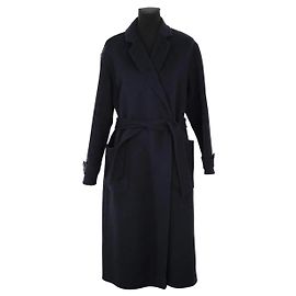SéZane Blauer Wollmantel Blau