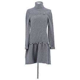 Valentino Grey wool dress Grey