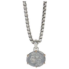 Pingente Amuleto Virgem em Ouro Amarelo e Prata Esterlina de David Yurman Outro