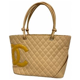 Bolso Tote Cambon de Chanel Beige Naranja