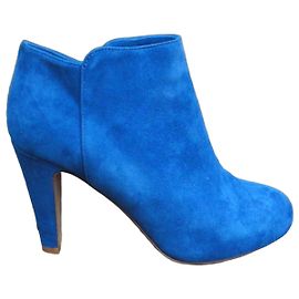 Bottines See by Chloé en daim bleu Bleu