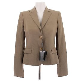 Dolce & Gabbana Beige Leinenblazer Beige
