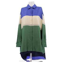 Loewe Camicia multicolore in seta Multicolore