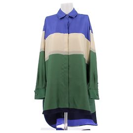 Loewe Camisa de seda multicolor Multicor