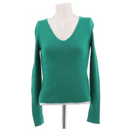 Prada Suéter verde de caxemira e seda Verde