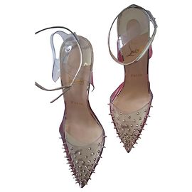 Escarpins Christian Louboutin "Spikoo" Métallisé