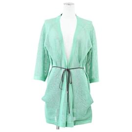 Autre Marque Morabito Strickjacke Grün Hellgrün