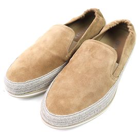 Prada 2DG126 Slipper aus Wildleder Beige Andere