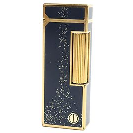 Alfred Dunhill Dunhill Metal logo lacquer Lighter Blue
