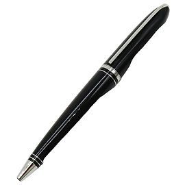 Louis Vuitton Dock Double Lacquer Ballpoint Pen Black Golden