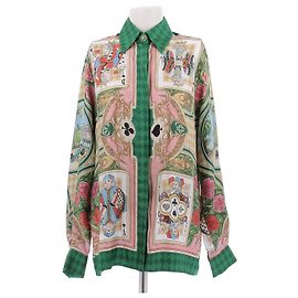 Casablanca Camicia in seta stampata Multicolore