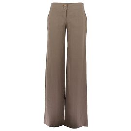 Dolce & Gabbana Leinenhose Beige Größe 40 Beige