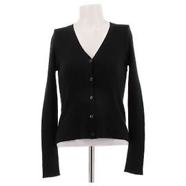 Prada Cárdigan negro de cachemira Negro