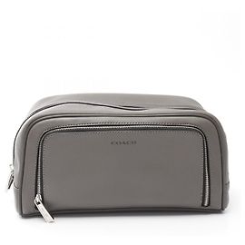 Coach F93320 Leather Clutch Bag Brown