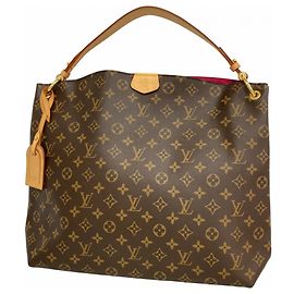 Sac à main Graceful MM Monogram Louis Vuitton Marron Rose