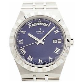 Autre Marque Orologio da Uomo Tudor Royal 28600 con Quadrante Blu Altro