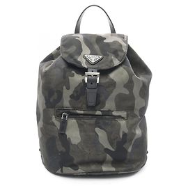 Sac à dos/sac à main pour homme Prada Multicolore Vert