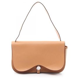 Bolso de Hombro Colorado MM de Hermès Castaño Beige
