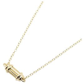 Collar de botella cilíndrica de oro amarillo de 18K Tiffany & Co. Dorado