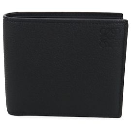 Loewe Bifold Wallet in Black Calfskin Black