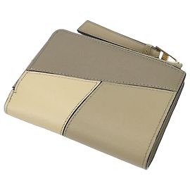 Loewe Puzzle Bifold Wallet Khaki