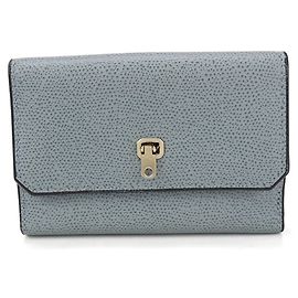 Valextra Double City Wallet in Blue Blue