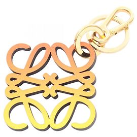 Charm per Borsa Anagram Loewe Accessorio D'oro Arancione Giallo