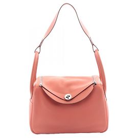 Sac à main Hermès Lindy 30 Orange Corail