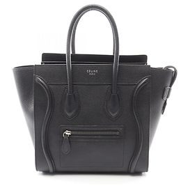 Céline Borsa Tote Micro Shopper Celine Luggage Nero