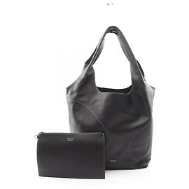 Borsa in pelle nera Salvatore Ferragamo Nero