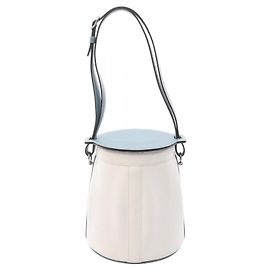 Sac à épaule Hermès Farming PM Picolore Blanc Bleu