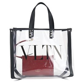 Valentino Garavani Valentino VLTN Clear Rockstud Tote Bag Other