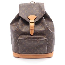 Rucksack/Handtasche Montsouris GM von Louis Vuitton Braun