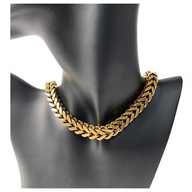 Balenciaga Women's Gold Chain Necklace Golden