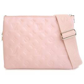 Louis Vuitton Pink Monogram Embossed Puffy Lambskin Coussin PM Pink