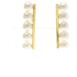 Orecchini in perla d'oro giallo Tasaki Balance Plus D'oro
