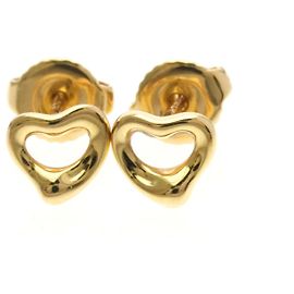 Tiffany & Co Orecchini Open Heart Extra Mini in Oro Rosa Tiffany D'oro