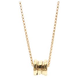 Bulgari Colar Pendente Bvlgari B.zero1 em Ouro Rosa 18K Dourado