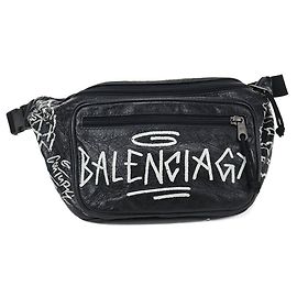 Graffiti Gürteltasche Balenciaga Schwarz