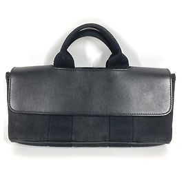 Hermès Hermes Valparaiso Long PM Tote Bag Black