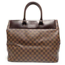 Borsa Boston Damier Greenwich PM Louis Vuitton Marrone