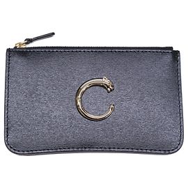 Portafoglio con zip Cartier Panthère Nero