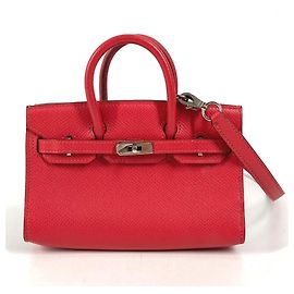 Bolsa Birkin Tiny da Hermès Vermelho
