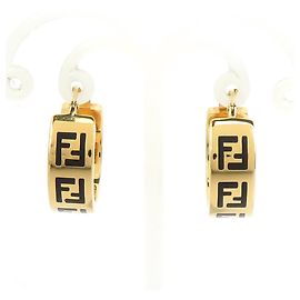 Fendi Ohrringe aus goldfarbenem Metall Golden