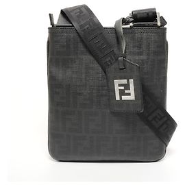 Borsa a Spalla Fendi Zucca Marrone