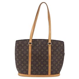 Bolsa Babylone em Canvas Monogram Louis Vuitton Marrom