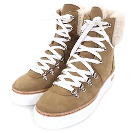 Tênis de Suede Flocon Hermès Marrom