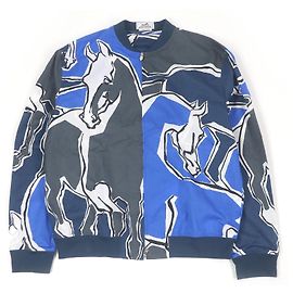 Blusón de algodón Hermès Azul