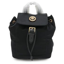 Versace Medusa Nylon Mini Backpack Black