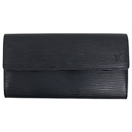 Louis Vuitton Portefeuille Sarah M63742 Long Wallet Black